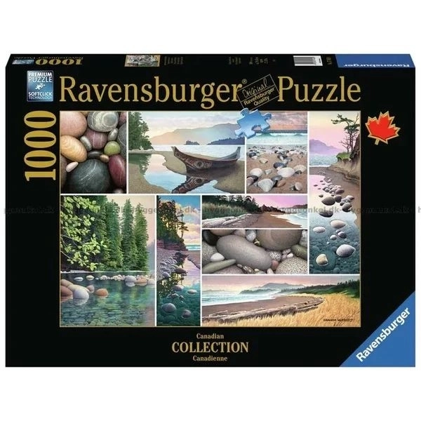 Ravensburger puzzle Tranquilita západného pobrežia 1000 dielikov