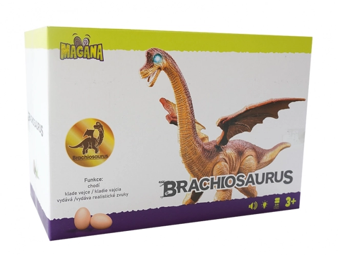 Brachiosaurus na batériu