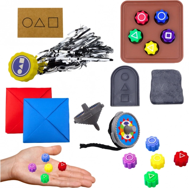 Sada 5 hier Squid Game - tradičné kórejské hry