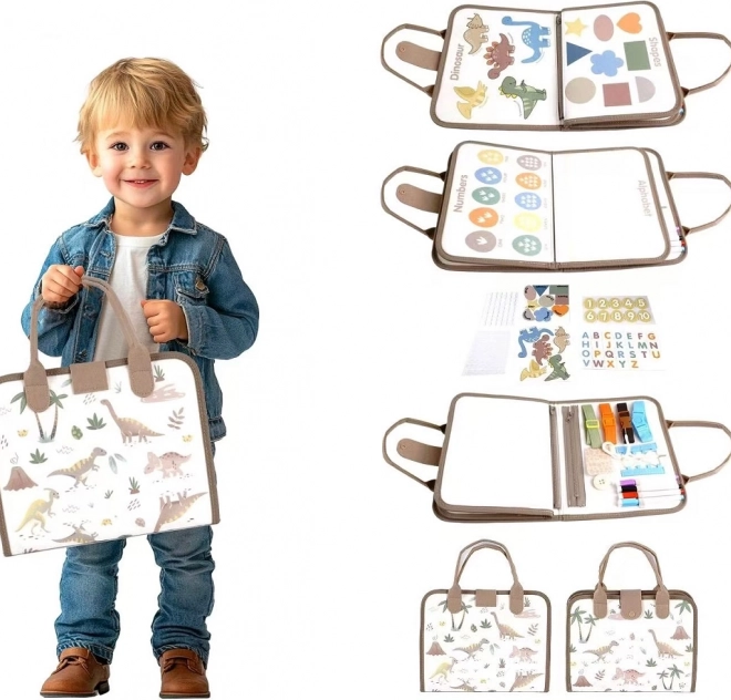 2kids toys senzorická busy kniha dinosaury
