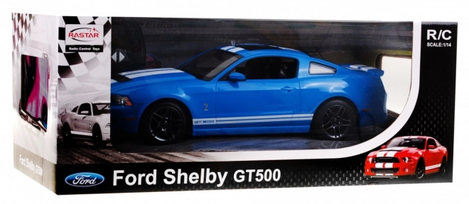 Zdalne auto Ford Shelby GT500 od Rastar 1:14, modrá