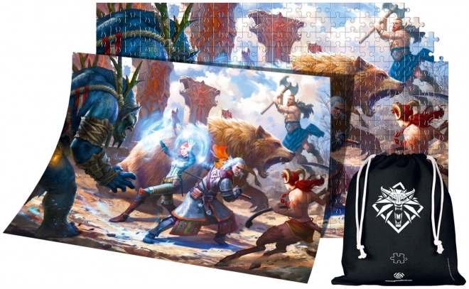 Puzzle Witcher Geralt a Triss v Bitke 1000 dielikov