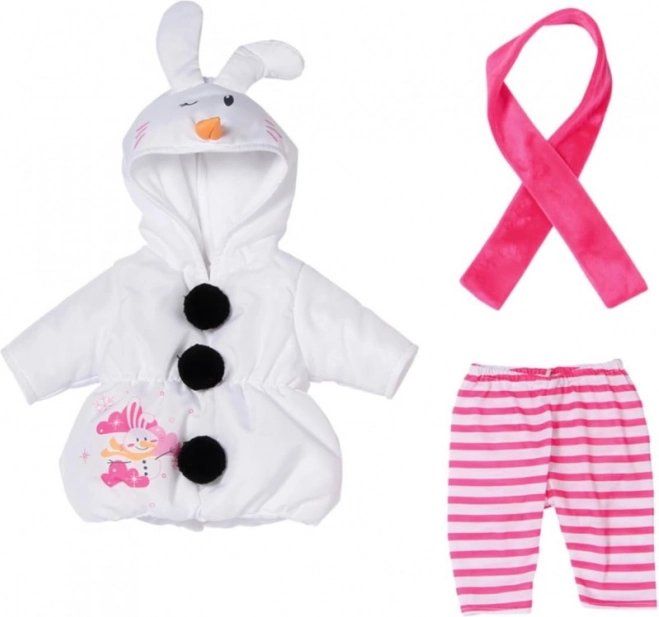 Módny kostým Dolly the Snowman pre bábiku Baby Born