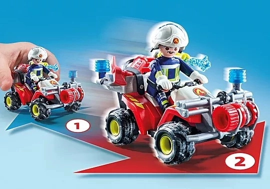Action Heroes Štvorkolka Požiarni Hliadky v Akcii