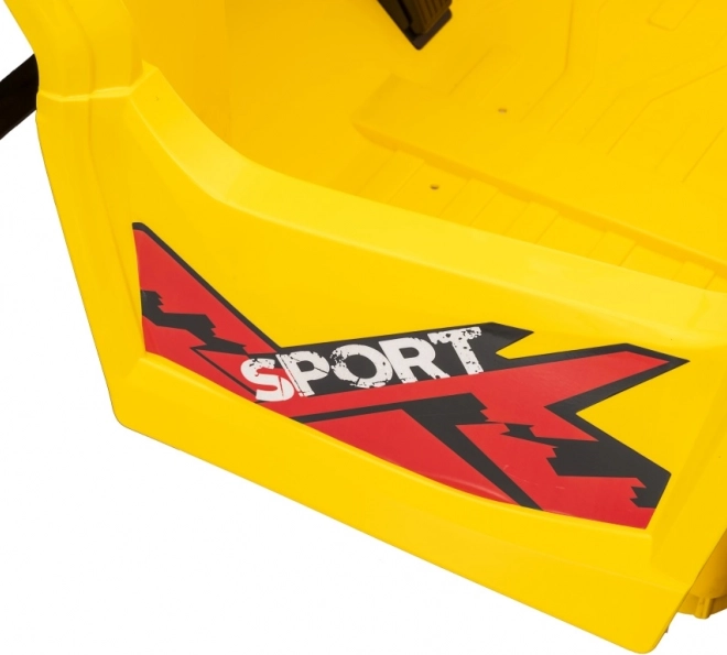 Žltá športová detská štvorkolka TX ATV