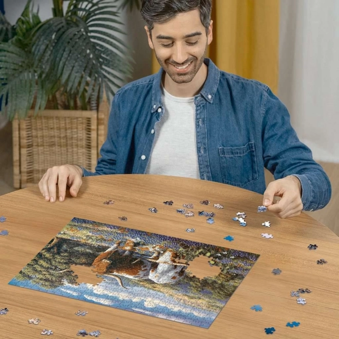 Ravensburger Puzzle Zvieratá na lúke 500 dielikov