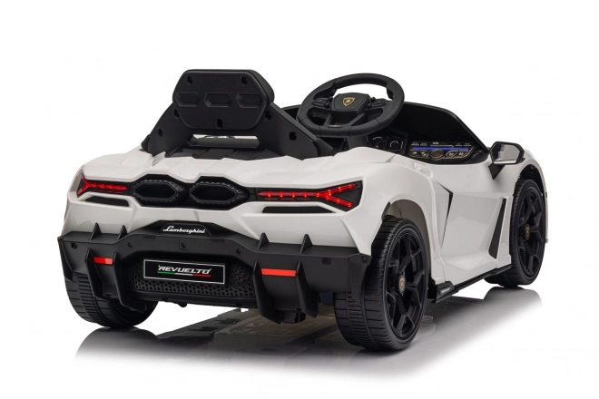 Detské elektrické vozidlo Lamborghini Revuelto biele