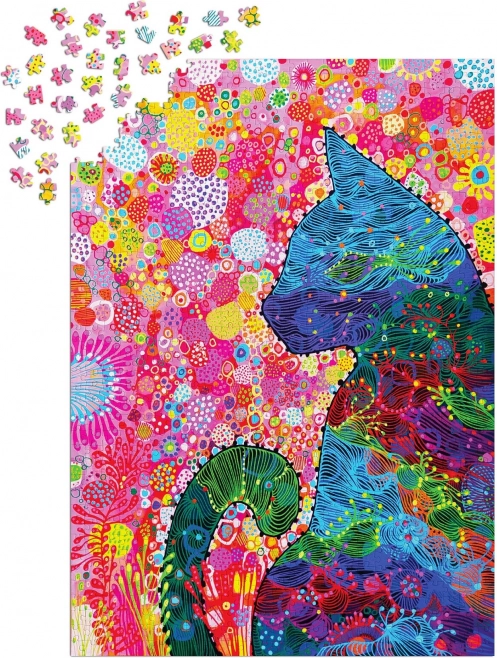 Puzzle Premýšľavá Mačka 1000 Dielikov