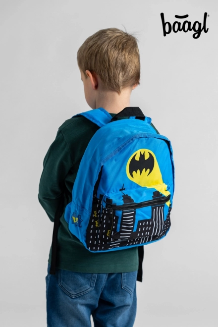 Baagl predškolský batoh Batman modrý
