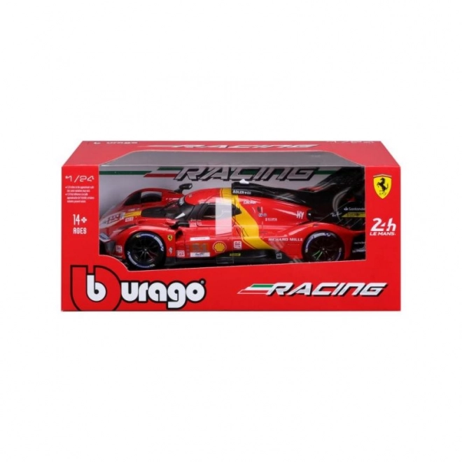 Model auta Bburago Ferrari Racing 499P LMH