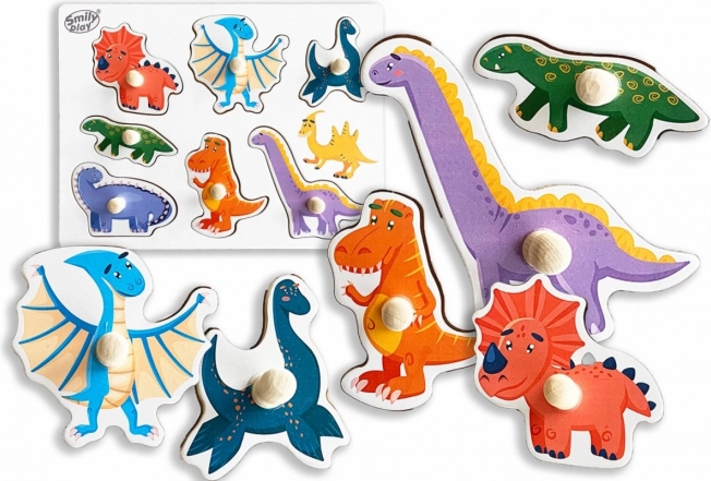 Učenie tvarov a farieb s dinosaurami