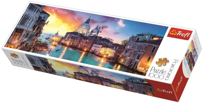 Panoramatické puzzle Kanál Grande, Benátky, 1000 dielikov