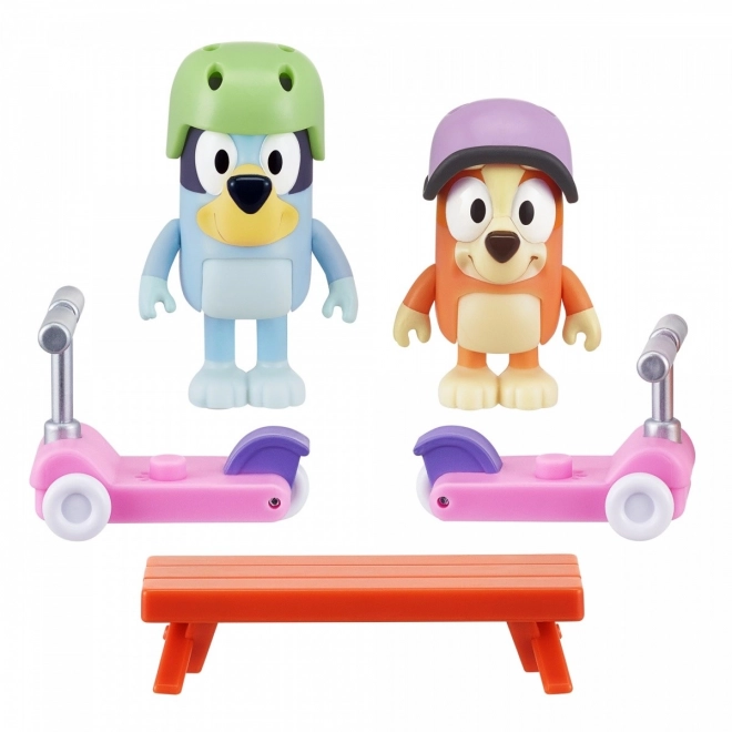 Bluey Jazda na kolobežke