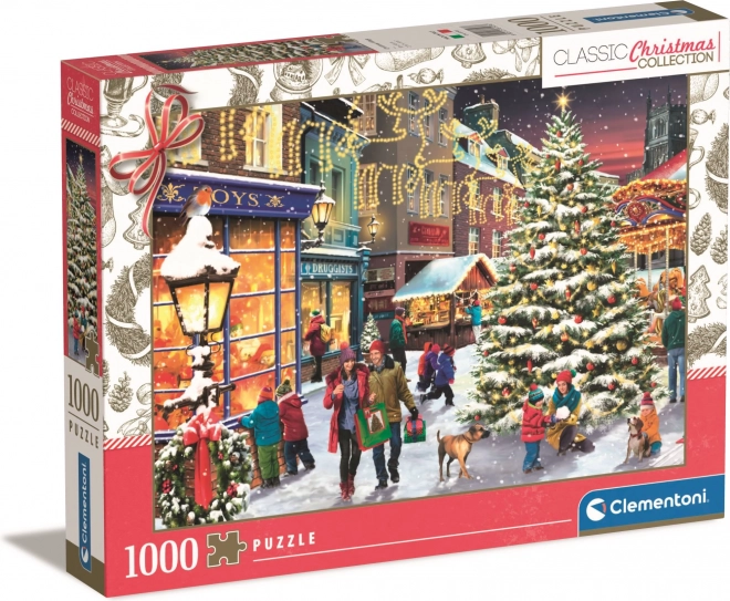 Puzzle Vianočná dedina 1000 dielikov