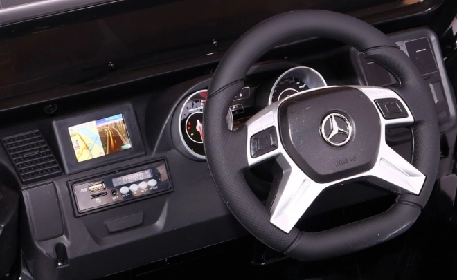 Auto na akumulátor Mercedes AMG G65 pre deti biele lakované