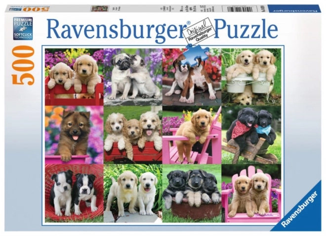 Ravensburger Puzzle Psí kamarádi 500 dielikov