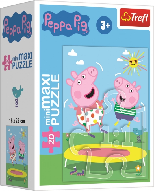 Puzzle Prasiatko Peppa 20 dielikov