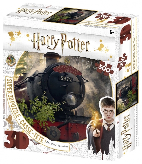 Puzzle Harry Potter Bradavický Expres 3D 500 Dielikov