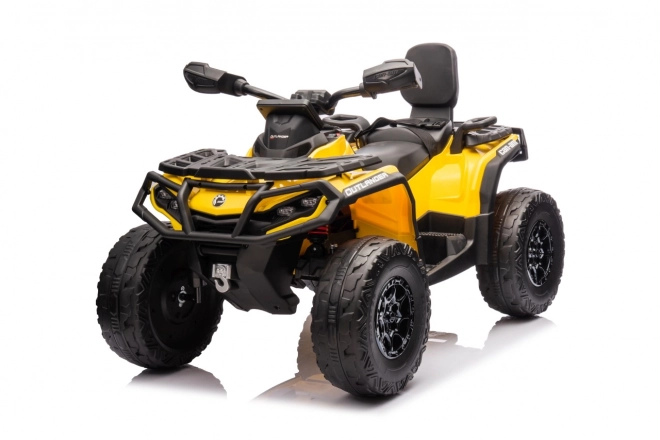 Detská štvorkolka Can Am Outlander ATV žltá