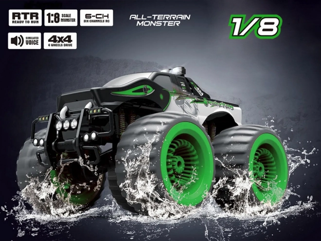 Obrovské auto Monster Snake 4x4 hudba svetlá drift 360° na diaľkové ovládanie
