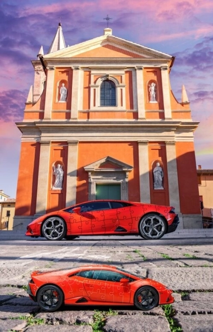 Lamborghini Huracán Evo zelené skladačky