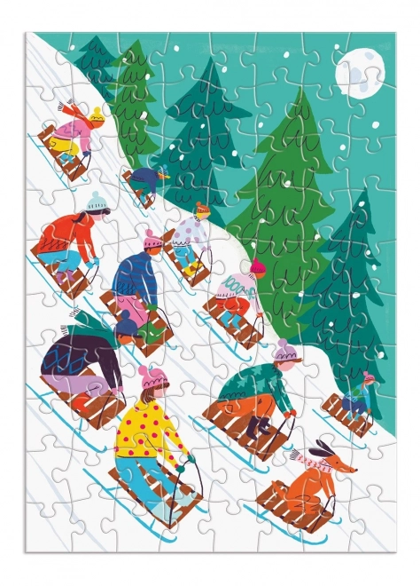 Adventný kalendár Puzzle s motívmi od Louise Cunningham