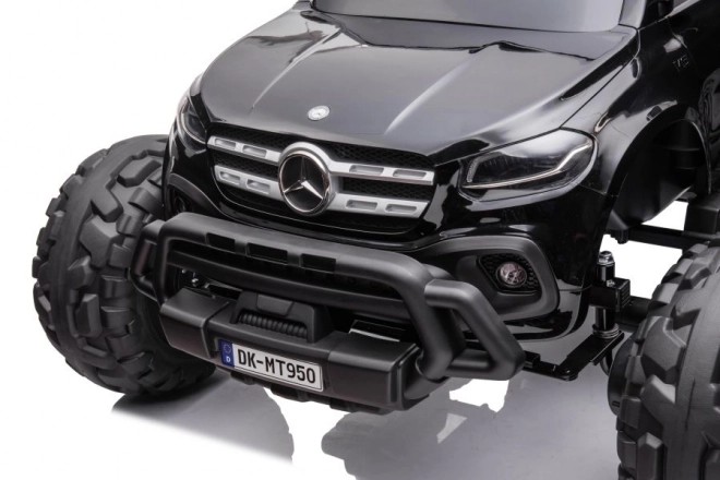 Auto na akumulátor Mercedes 4x4 čierny lakovaný