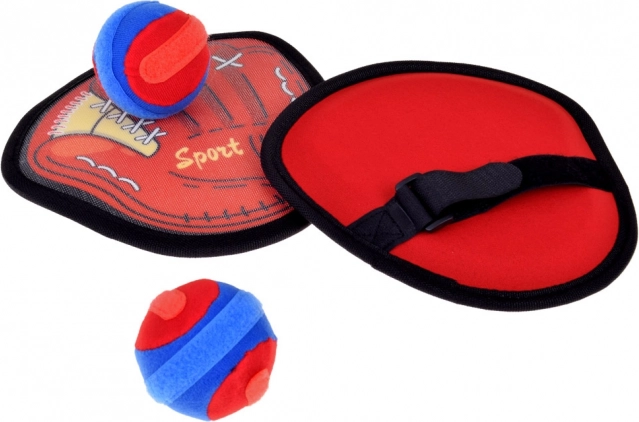 Športová hra Catchball sada 2 x terč + 2 loptičky