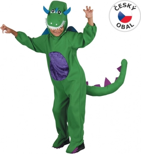 Karnevalový kostým Dinosaurus pre deti 120-130 cm
