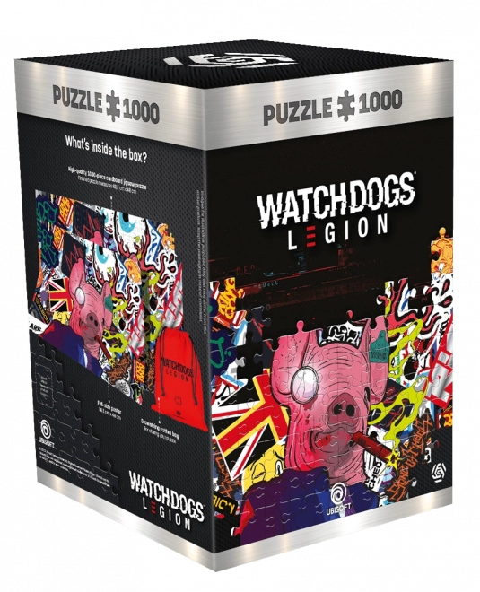 Puzzle Good Loot Watch Dogs: Legion - Prasačia maska 1000 dielikov