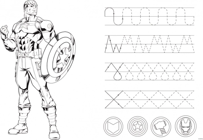 Obojstranné puzzle Avengers Super Maxi 24 dielikov