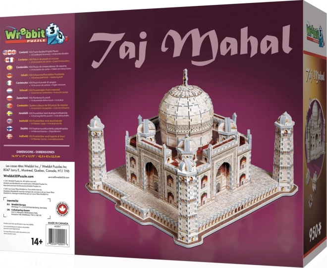 3D puzzle Taj Mahal 950 dielikov