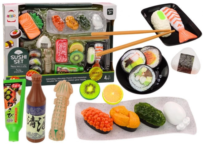 Detský sushi set s krevetami, 22 dielov