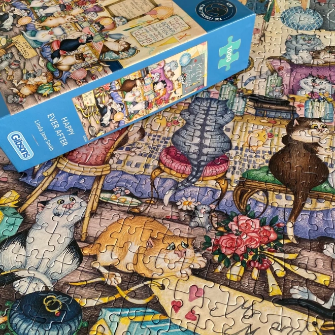 Puzzle Šťastne až na veky 1000 dielikov