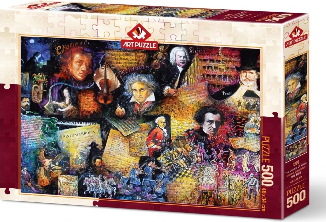 Puzzle Významní skladatelia 500 dielikov