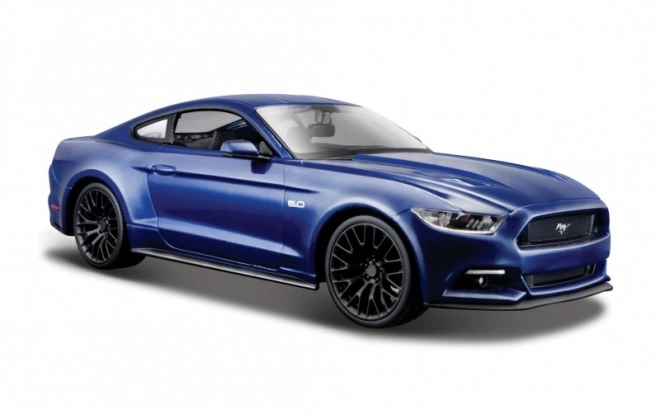 Maisto - 2015 Ford Mustang GT, kovový model, modrá, 1:24