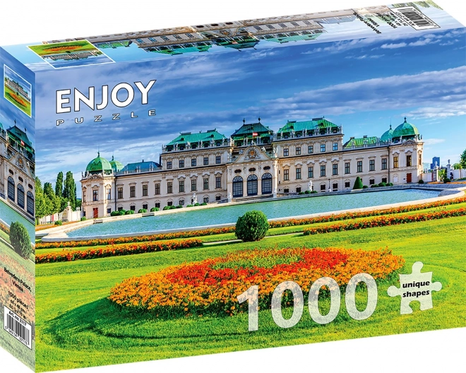 Puzzle Zámok Belvedere, Viedeň 1000 dielikov