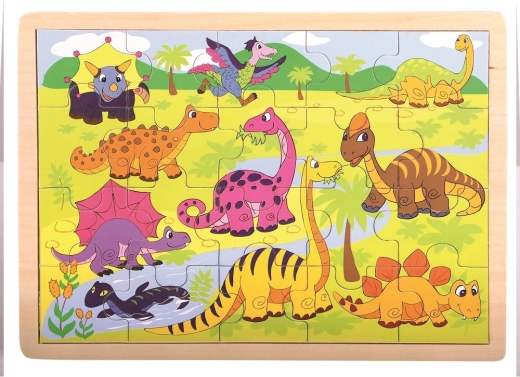 Puzzle Dinosaury