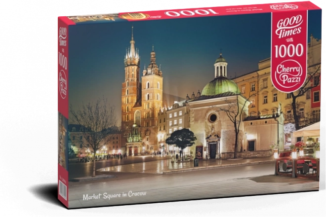 Puzzle Kráľovský rynek v Krakove, Poľsko 1000 dielikov