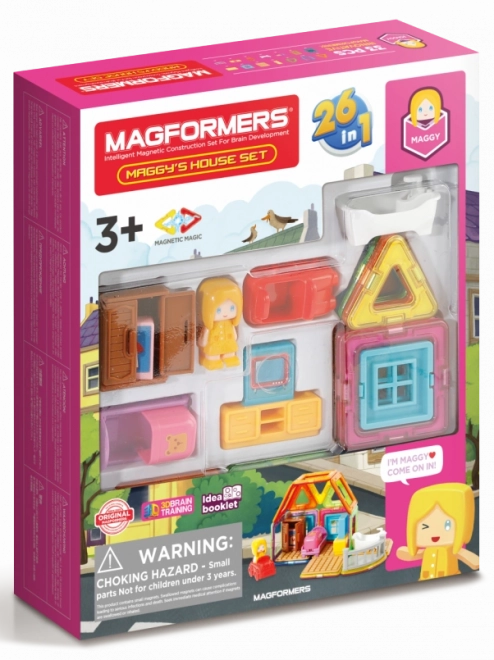 MAGFORMERS MINI Magdin domček 33 dielov