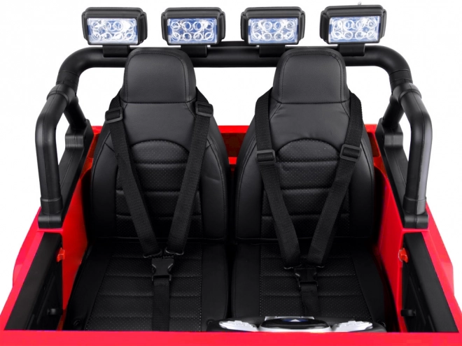 Detské elektrické auto Toyota Land Cruiser – Červená
