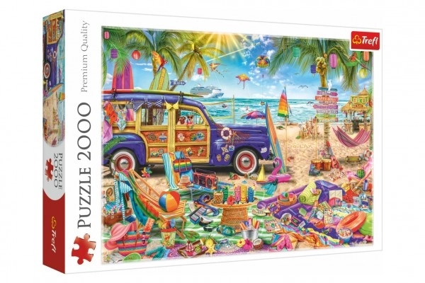 Trefl Puzzle Tropická Dovolenka 2000 Dielikov