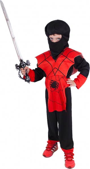 Detský karnevalový kostým Červený Ninja