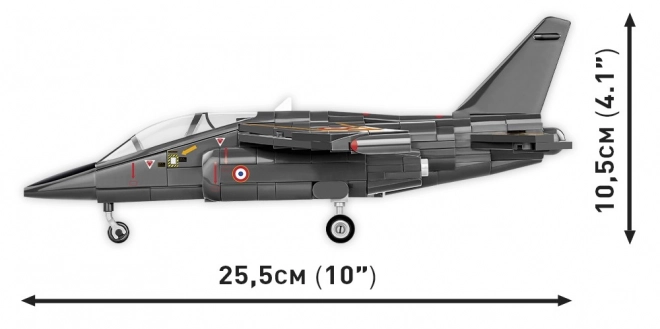 Model francúzskeho Alfa Jetu ozbrojených síl