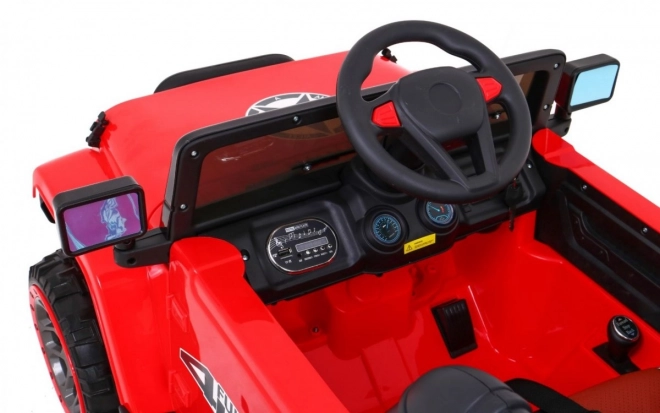 Auto Terenové pre Deti s Lakovaním Moro a 4x4 Pohonom – Červená