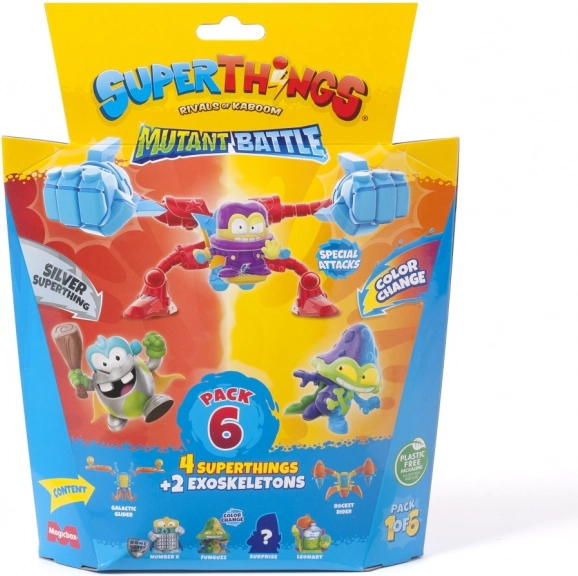 Figúrka SuperThings Mutant Battle 6 ks
