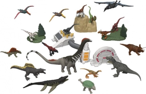 adventný kalendár JURASSIC WORLD 2025 – mini dinosaury a scéna