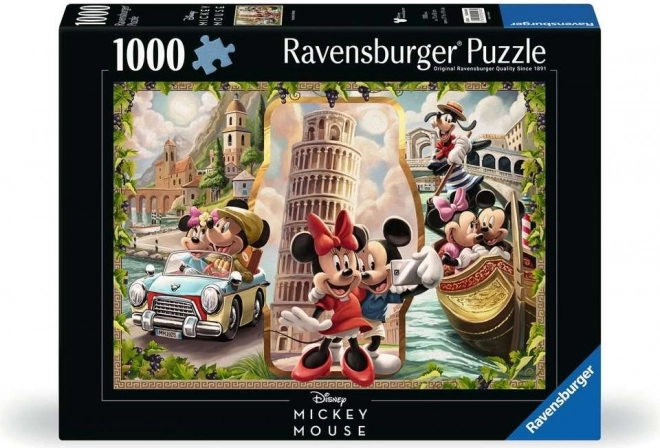 Puzzle Mickey a Minnie na dovolenke 1000 dielikov