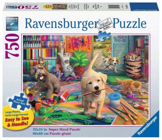 Ravensburger - Puzzle Sladkí umelci 750 dielikov