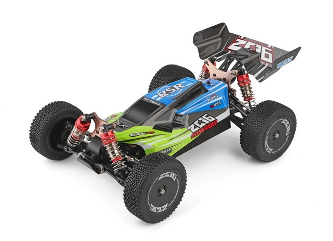 Zelené rc auto WLtoys na diaľkové ovládanie 4x4